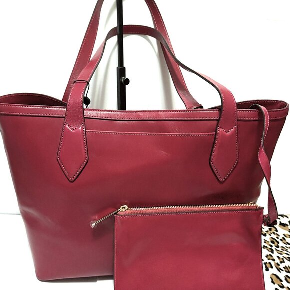 Brahmin Athena - Fuschia Topsail Tote with Wristlet - Picture 2 of 6